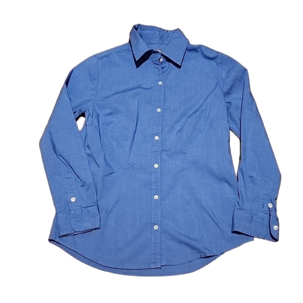 Croft & barrow button down powder blue blouse
